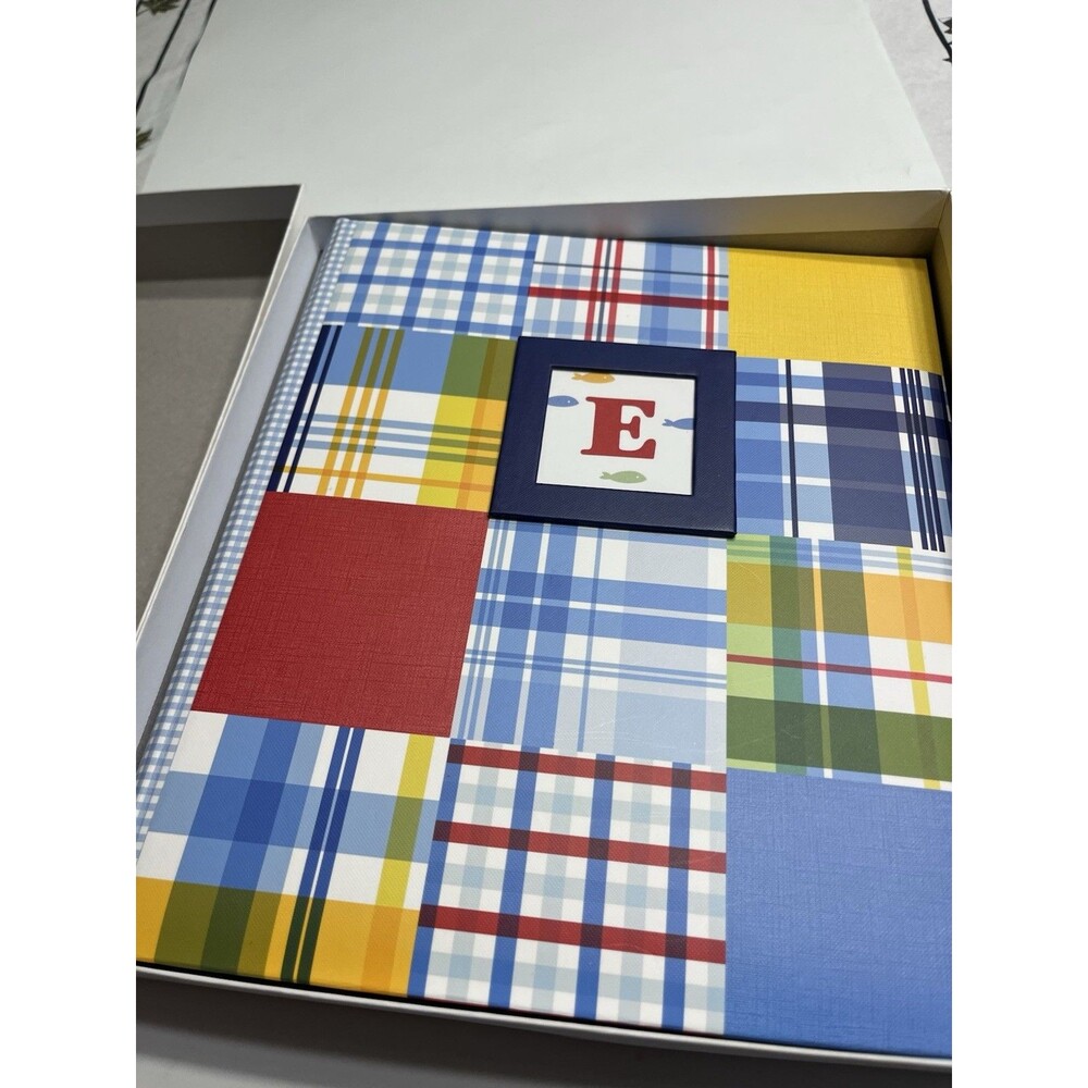 Hallmark Nautical Baby Memory Book Photo Album Shower Gift